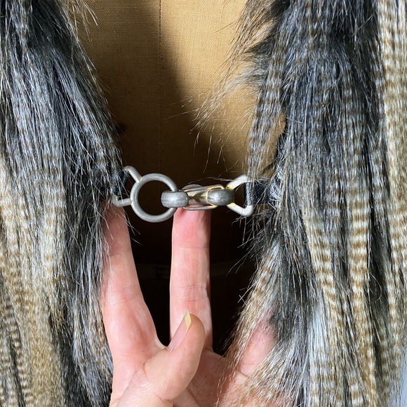 Faux fur vest by Lundstrom. - Picture 3 of 7